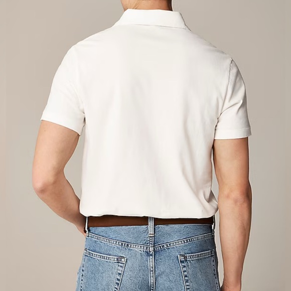 J.Crew Sueded cotton polo shirt NWT Size M - Picture 11 of 11